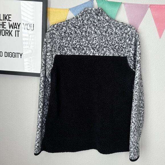 Sonoma Sherpa Quarter Zip Black Grey | S - Picture 3 of 5
